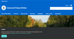 Desktop Screenshot of comune.fiessodartico.ve.it